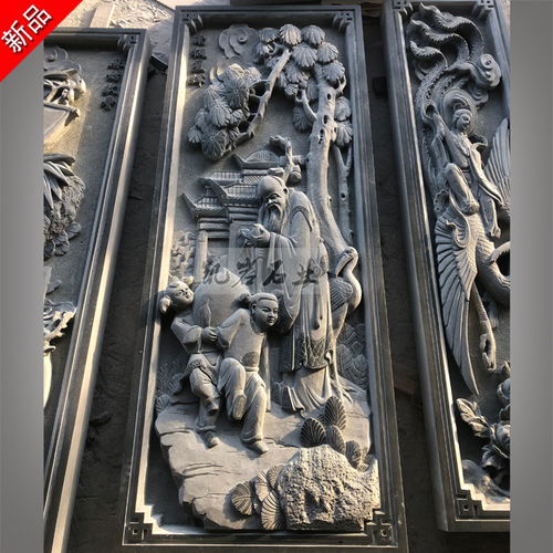 惠安精雕石雕浮雕 寺庙宗祠门面石雕浮雕 花鸟石材浮雕壁画