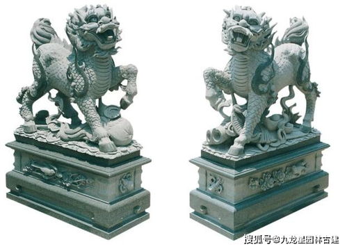 石雕麒麟的摆放位置赫尔寓意 惠安石雕麒麟 工艺好 九龙星园林古建