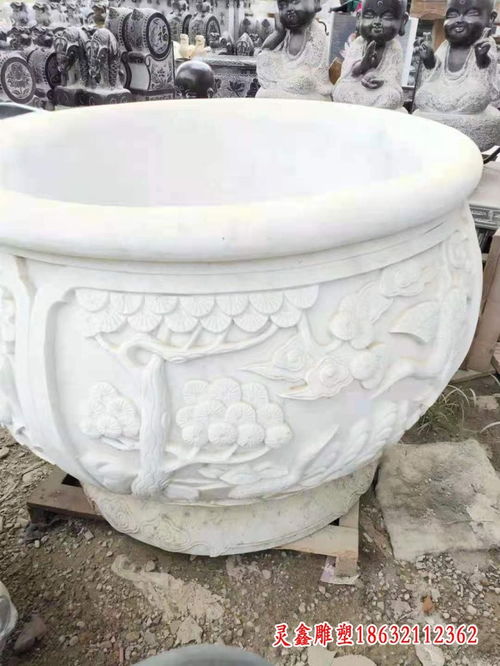 大型水缸石雕 湛江水缸花岗岩雕塑